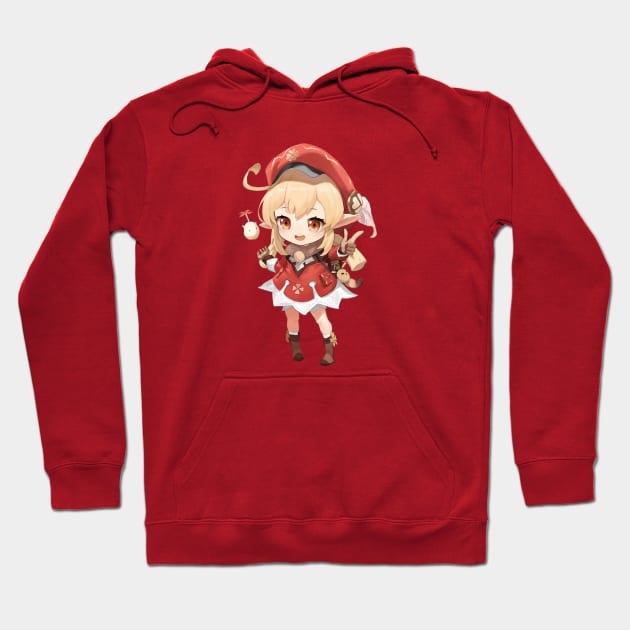 Klee Spark Knight Anime Genshin Impact Hoodie by Anime Access